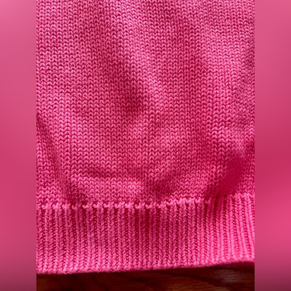 Talbots Pink Cowl Neck Sweater Vibrant Knit - Picture 3 of 8
